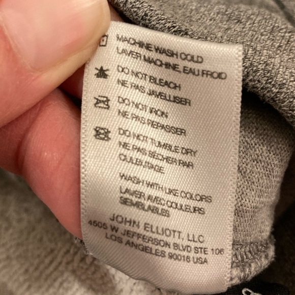 John Elliot Women’s Heathered Gray Sweat Pant Joggers 3/Large - Picture 14 of 15